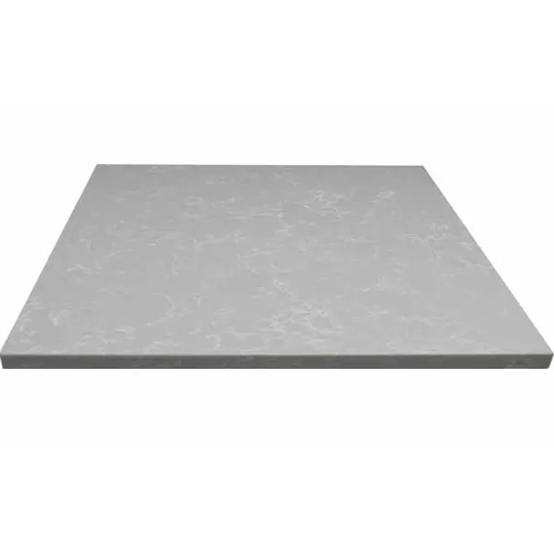 Art Marble Q415 24X30 30" x 24" Rectangular Nebula Gray Quartz Tabletop