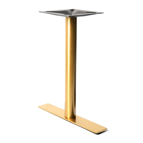 Art Marble G10-0522J 4" x 24" Stainless Steel #304 Grade Gold Dining Height Base