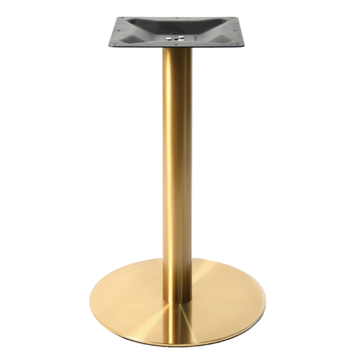 Art Marble G14-17H 17" dia. Stainless Steel #304 Grade Gold Bar Height Base