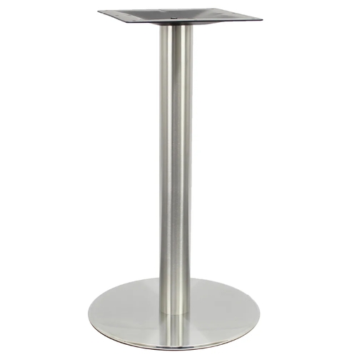 Art Marble SS14-28D 28" dia. Natural Stainless Steel Dining Height Table Base