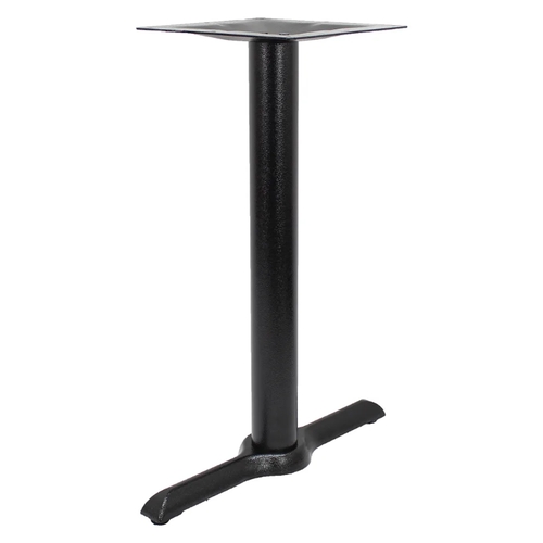 Art Marble B10-0522J 5" x 22" Semi-Gloss Cast Iron Dining Height Table Base