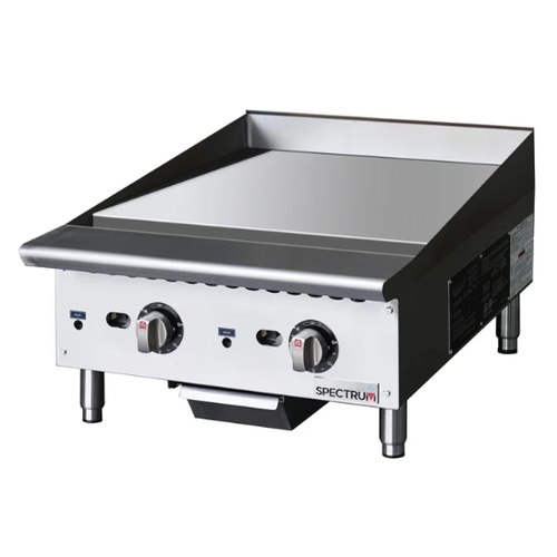 Winco NGGD-24T Spectrum™ 24" Countertop Natural Gas Thermostatic Griddle