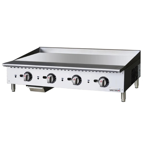 Winco NGGD-48T Spectrum™ 48" Countertop Natural Gas Thermostatic Griddle