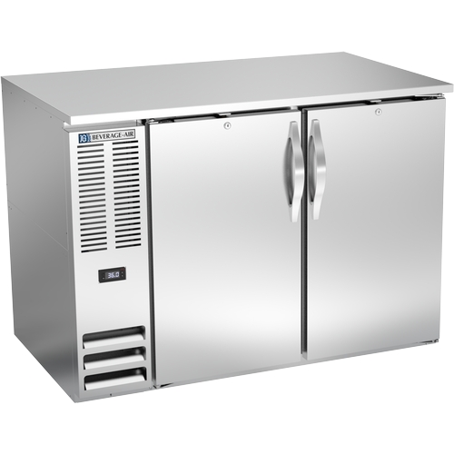 Beverage Air BB48HC-F-S 48"Two Door Stainless Steel Solid Door Back Bar Cabinet