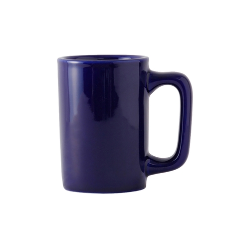 Tuxton China Inc BCM-1007 DuraTux 10 oz. Cobalt Ceramic Texan Mug - 2 Doz
