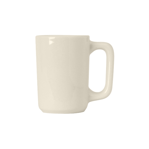 Tuxton China Inc BEM-1007 DuraTux 10 oz. Eggshell Ceramic Texan Mug - 2 Doz