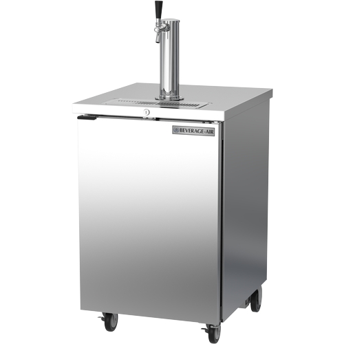 Beverage Air DD24HC-1-S 24" Stainless Steel Exterior Direct Draw Draft Beer Cooler
