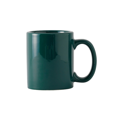 Tuxton China Inc BGM-1202 DuraTux 12 oz. Hunter Green Ceramic Mug - 2 Doz