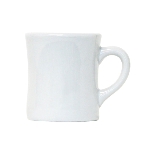 Tuxton China Inc BPM-090B DuraTux 9 oz. Porcelain White Diner Mug - 2 Doz