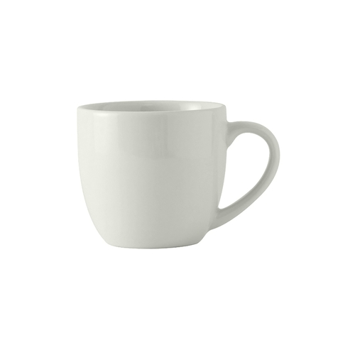 Tuxton China Inc BPM-120A DuraTux 12 oz. Porcelain White Milano Mug - 2 Doz