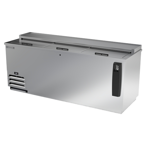 Beverage Air DW79HC-S-29 Frosty Brew 80" Flat Top Bottle Cooler w/ Stainless Exterior