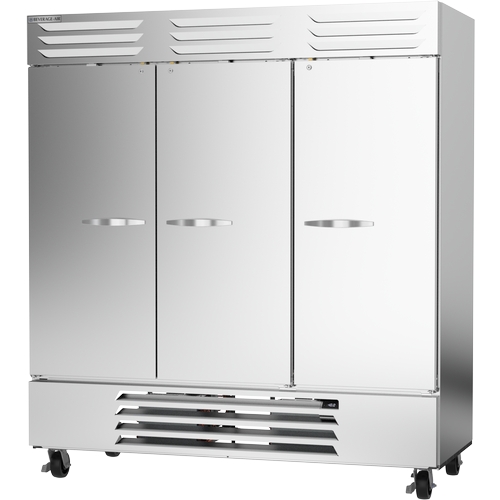Beverage Air FB72HC-1S Vista® 75" 68.43 cu. ft. Three-Section Reach-In Freezer