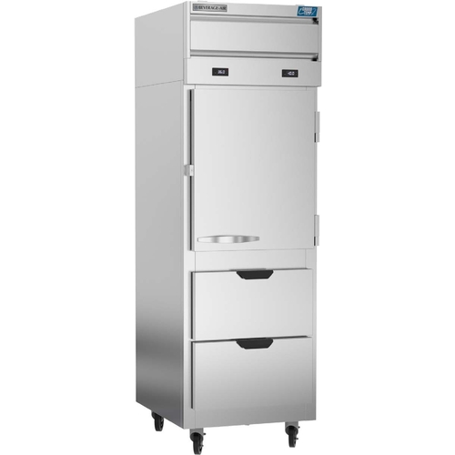 Beverage Air CT12-12HC-1HSD Cross Temp One-Section Reach-in Refrigerator/Freezer