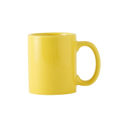 Tuxton China Inc BSM-1202 Concentrix 12 oz. Saffron Ceramic Mug - 2 Doz