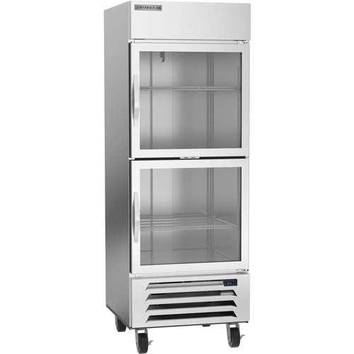 Beverage Air HBR27HC-1-HG Horizon Series 25.97 cu ft Reach-In Glass Door Refrigerator