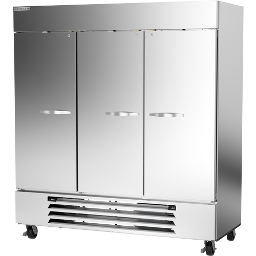 Beverage Air HBRF72HC-1-B Horizon Series 75" Dual Temp Reach-In Refrigerator/Freezer