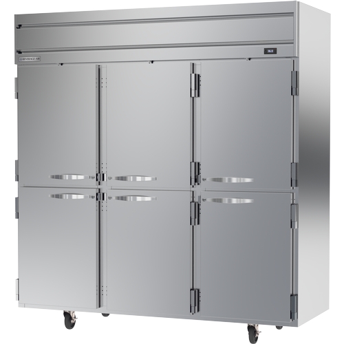 Beverage Air HRPS3HC-1HS Horizon Series 71.52 cu ft Solid Door Reach-In Refrigerator