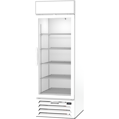 Beverage Air MMR23HC-1-W MarketMax 23.3 cuft White Reach-In Refrigerator Merchandiser