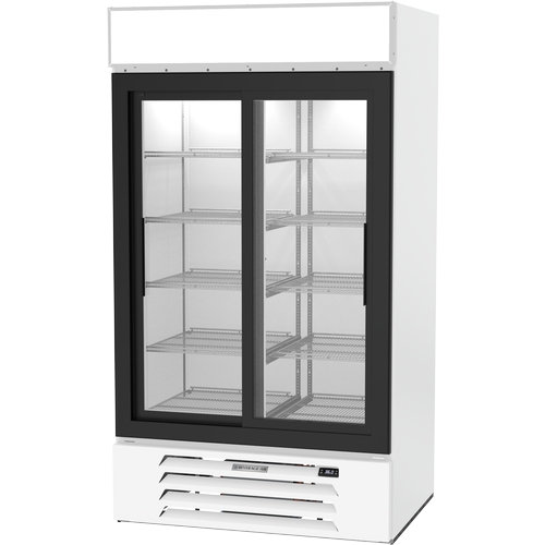 Beverage Air MMR38HC-1-W MarketMax™ 43.5" White Glass Door Refrigerator Merchandiser