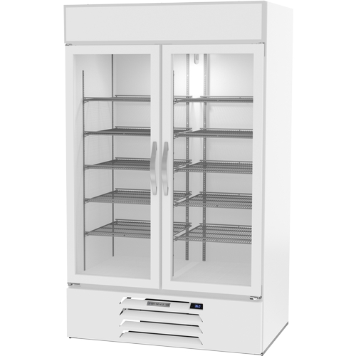 Beverage Air MMR44HC-1-W-WINE MarketMax™ 47" White Glass Door Wine Cooler Merchandiser