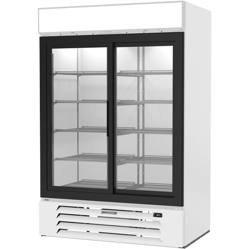 Beverage Air MMR45HC-1-W MarketMax™ 52" White Glass Door Refrigerated Merchandiser