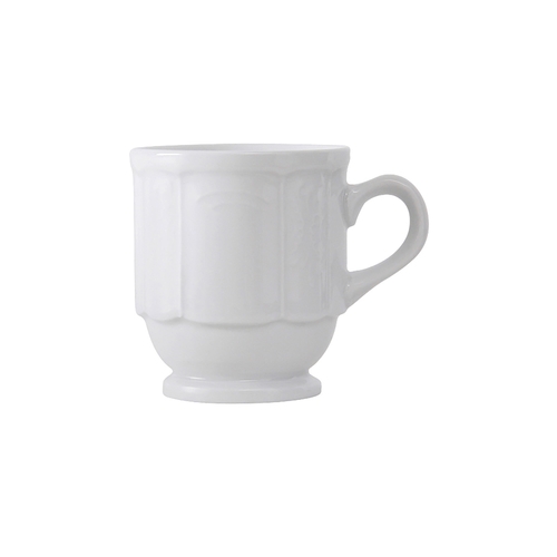 Tuxton China Inc CHM-085 Chicago 9 oz. Porcelain White Mug - 3 Doz