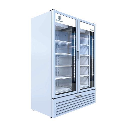 Beverage Air MT53-1W Marketeer™ 54.25" White Reach-In Refrigerated Merchandiser