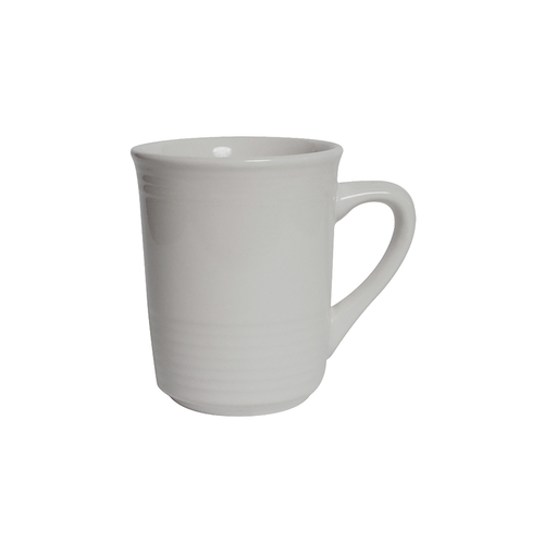Tuxton China Inc CWM-085 Concentrix 8 oz. White Ceramic Gala Mug - 2 Doz