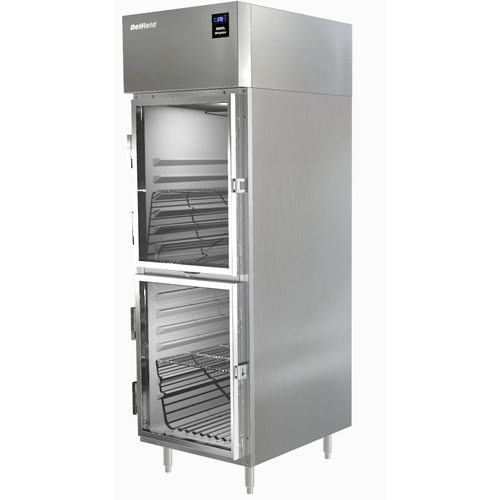 Delfield 6025XL-GH 19 Cu. ft Glass Dutch Door Reach-In Commercial Refrigerator