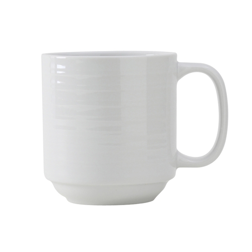 Tuxton China Inc FPM-115 Pacifica 11-1/2 oz. Porcelain White Mug - 2 Doz