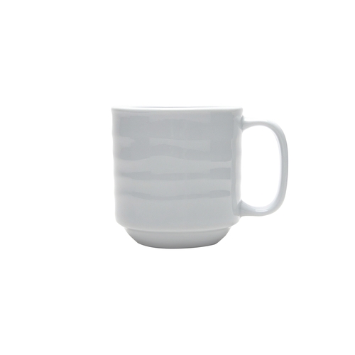 Tuxton China Inc GDP-150 Sandbar 12-1/2 oz. Porcelain White Mug - 2 Doz