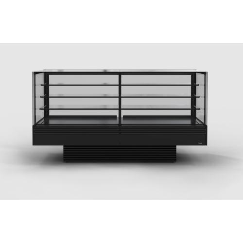 Marc Refrigeration ELISA QB-1880 S/C 74" Refrigerated Curved Glass Bakery / Deli Display Case