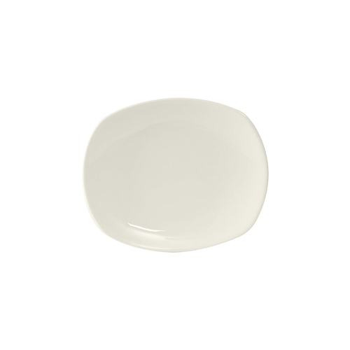Tuxton China Inc AAU-003 Napa 7-1/8" x 6-1/8" Pearl White Oval Ceramic Plate - 2 Doz