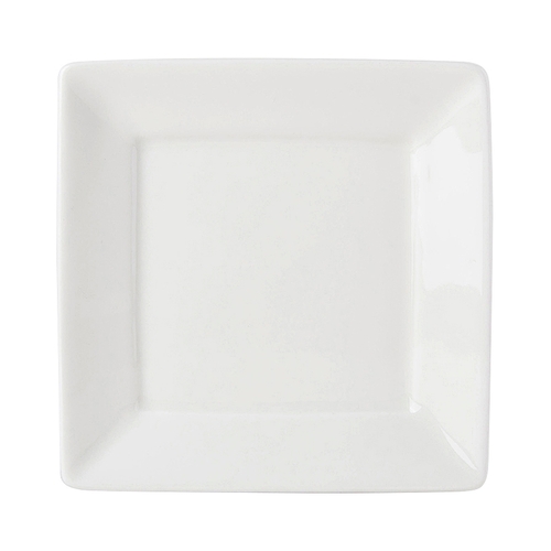 Tuxton China Inc ABU-002 Napa 6" x 6" Pearl White Square Ceramic Plate - 2 Doz