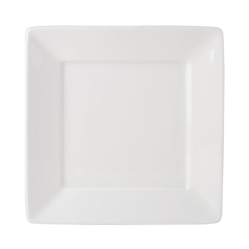 Tuxton China Inc ABU-004 Napa 8-1/2" x 8-1/2" Pearl White Square Ceramic Plate - 1 Dz