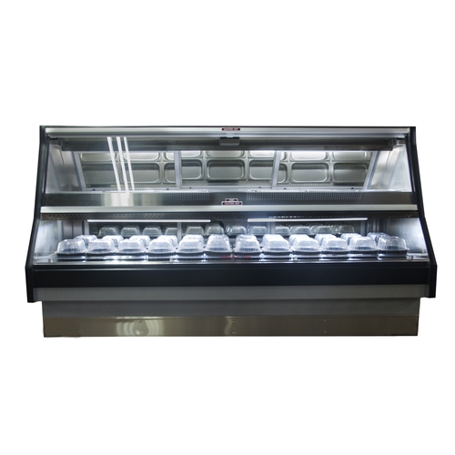 Marc Refrigeration MHD-6 72" 2 Deck Heated Display Case w/ 5 Hot Wells 