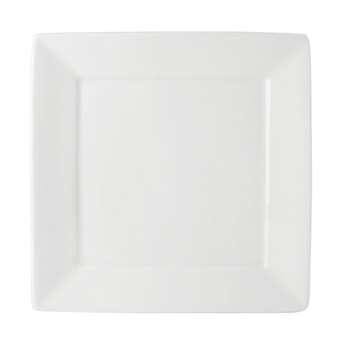 Tuxton China Inc ABU-006 Napa 10-1/8" x 10-1/8" Pearl White Square Plate - 1 Doz