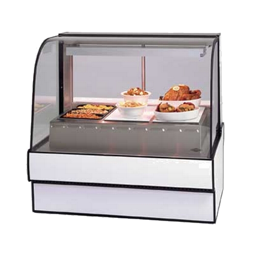 Federal Industries CG5048HD 50" Heated Deli Display Case w/ (3) Wet or Dry Heat Wells