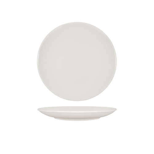 Tuxton China Inc ACU-003 Midtown 7.125" Diameter Pearl White Ceramic Plate - 3 Doz