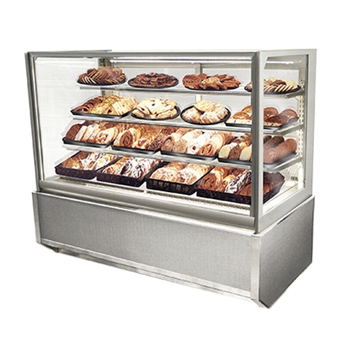 Federal Industries ITD4826-B18 48" x 44"H Italian Glass Non-Refrigerated Display Case
