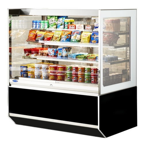Federal Industries ITDSS3626F-B18 36" x 44"H Italian Glass Non-Refrigerated Display Case