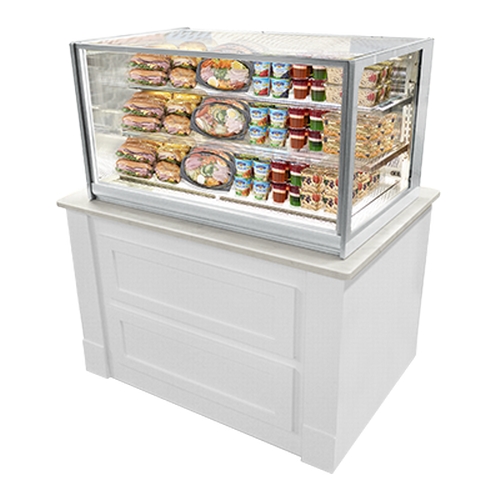Federal Industries ITR3626 36"x 43"H Italian Glass Refrigerated Drop-In Display Case