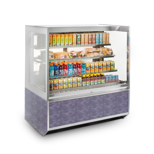 Federal Industries ITRSS4826-B18 48"x 44"H Italian Glass Refrigerated Display Case