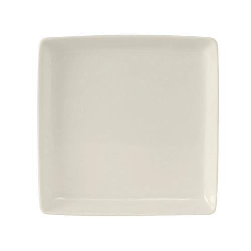 Tuxton China Inc AMU-502 AlumaTux 5-5/8" Pearl White Square Ceramic Plate - 2 Doz
