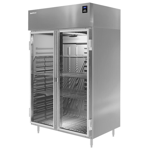 Delfield 6051XL-G 41.5 Cu. ft Two-Section Glass Door Reach-In Refrigerator