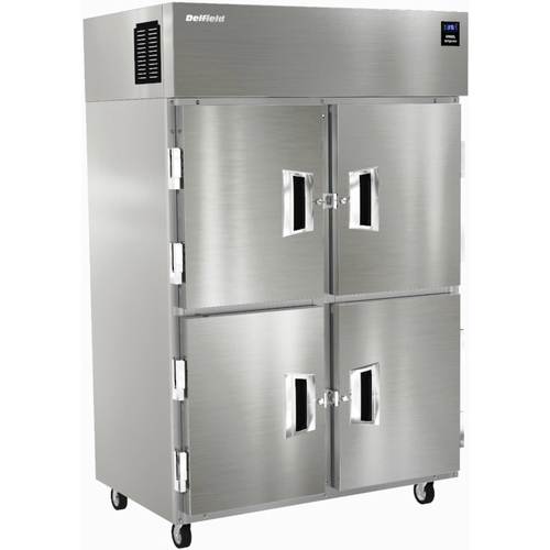 Delfield 6151XL-SH 41.5 Cu. ft Two-Section 4 Half Sollid Door Reach-In Freezer