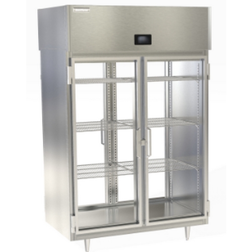Delfield DSLHPT2-G 46.5 cu. ft. Two-Section Pass-Thru Heated Cabinet