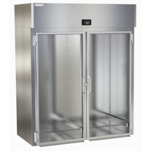 Delfield DSLHRI2-G 67.2 Cuft Two-Section Roll-In Heated Cabinet w/ Glass Doors