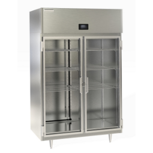 Delfield DSLR2-G 45 cu. ft. Two-Section Glass Door Reach-In Refrigerator