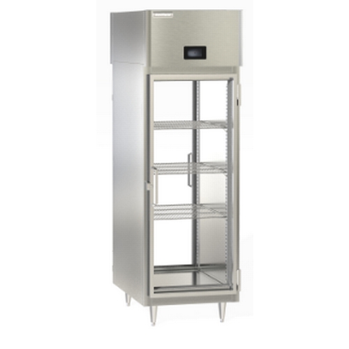 Delfield DSLRPT1-G 23 cu. ft. One-Section Glass Door Pass-Thru Refrigerator